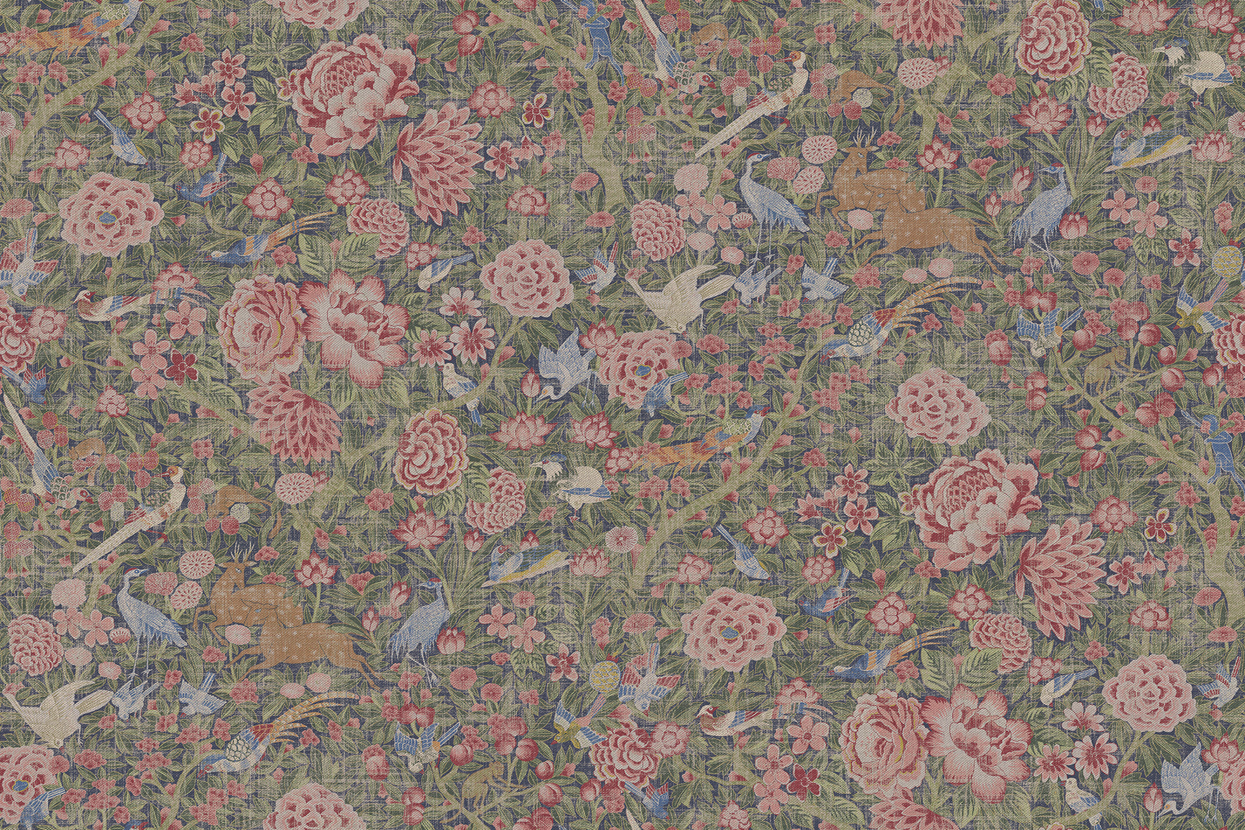 Forest Scene French Navy